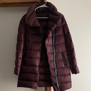 Mackage Deep Burgundy Puffer Jacket